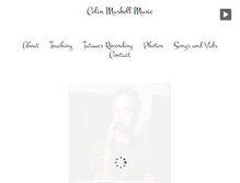 Tablet Screenshot of colinmaskellmusic.com